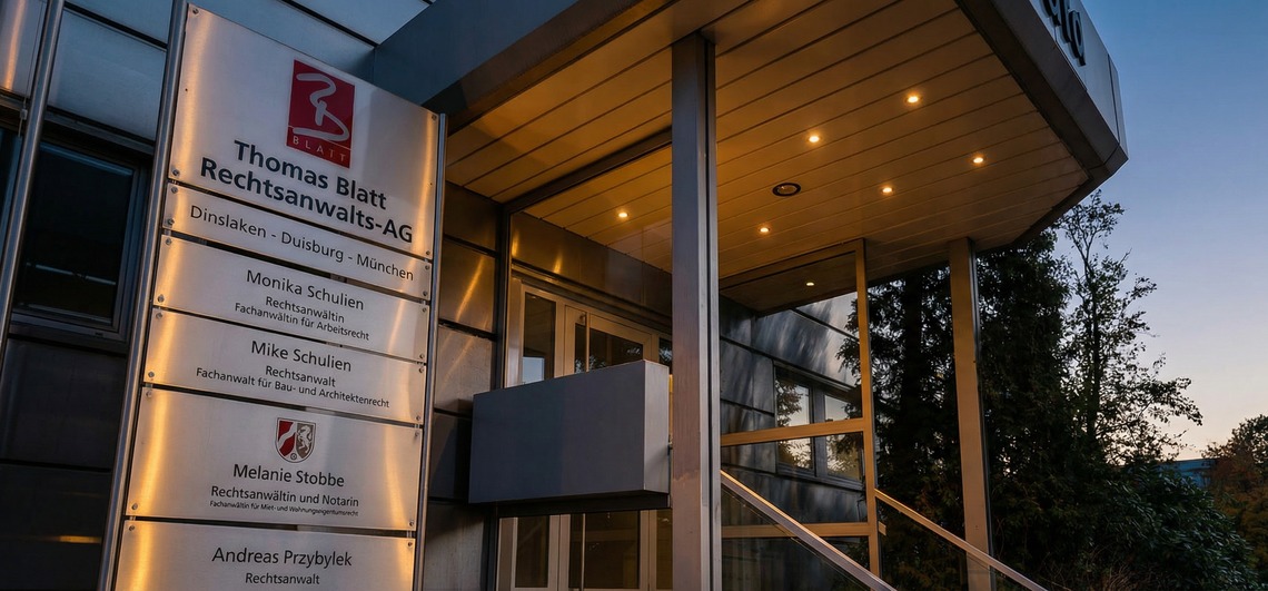 Kanzlei Thomas Blatt am Standort Dinslaken